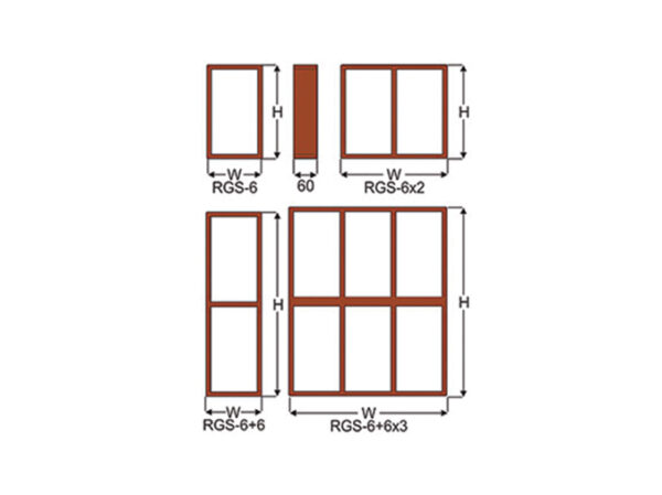 آب بندی کابل و لوله از گذرگاه بین دو نقطه مدل RGS
